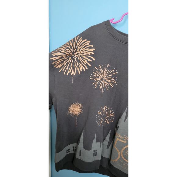 Disney World 50th Anniversary October 1st Castle Dolman Shirt Adult 3XL XXXL - Picture 2 of 8